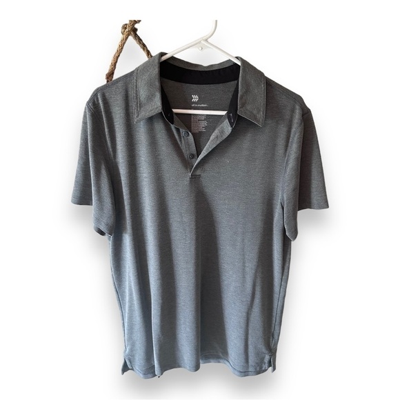 All In Motion Men’s Medium Short Sleeve Polo - Gray, Excellent Condition - Picture 2 of 3